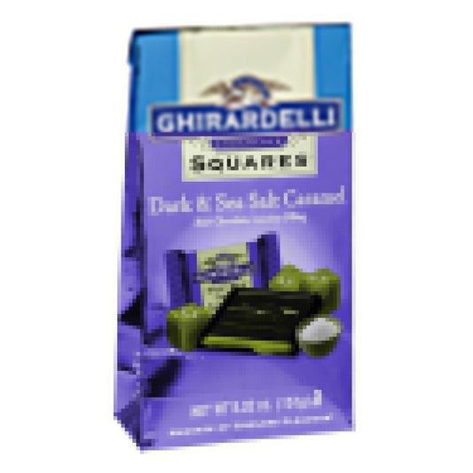 Dark and Sea Salt Caramel Ghirardelli Squares - 6ct Bags