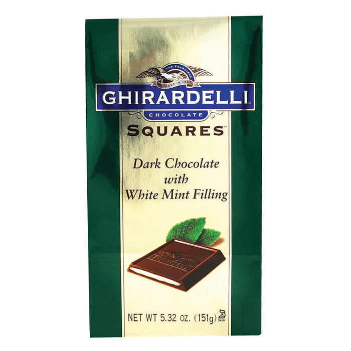 Dark Chocolate with Mint Ghirardelli Squares - 6ct