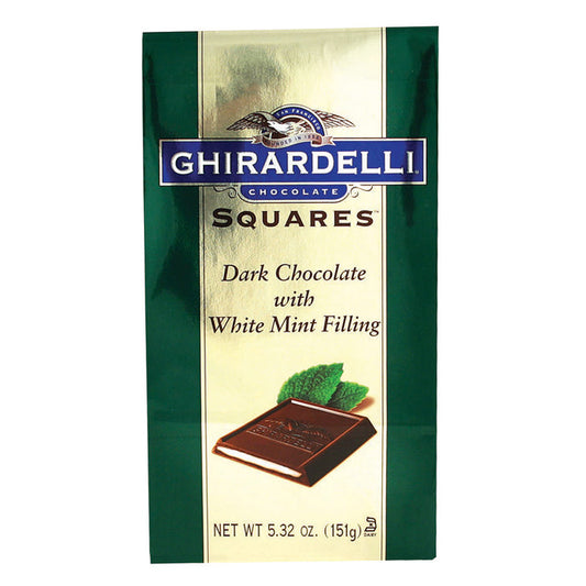 Dark Chocolate with Mint Ghirardelli Squares - 6ct