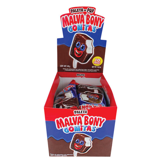 De La Rosa Malva Bony Lollipops - 10 Count