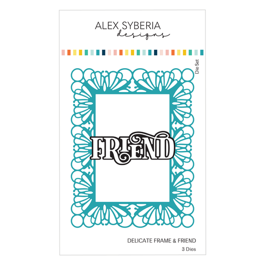 Delicate Frame & Friend Die Set