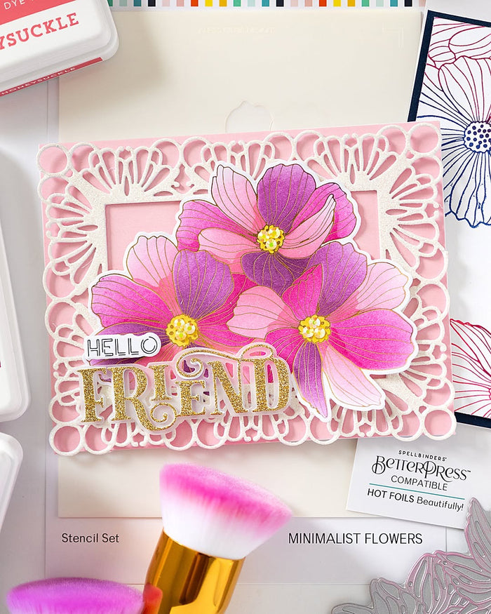 Delicate Frame & Friend Die Set