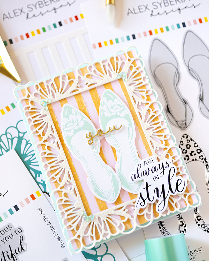 Delicate Frame & Friend Die Set