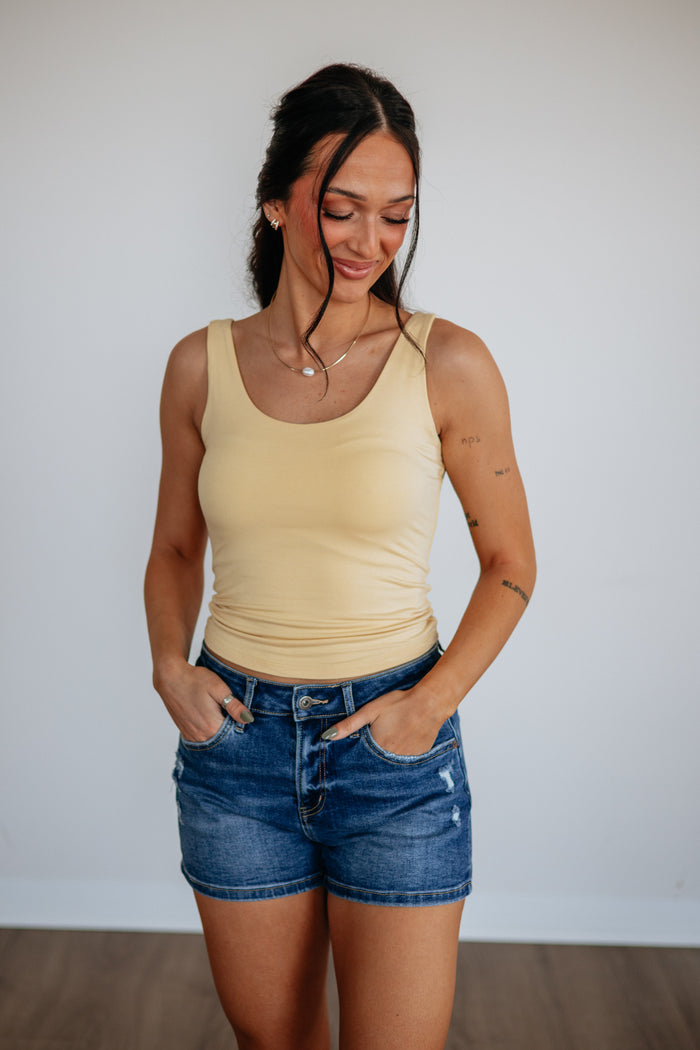Delta Basic Tank - Butter
