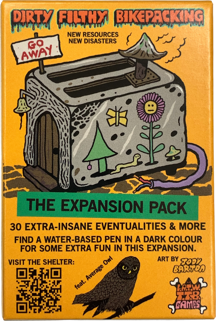 Dirty Filthy Bikepacking Board Game Expansion Pack