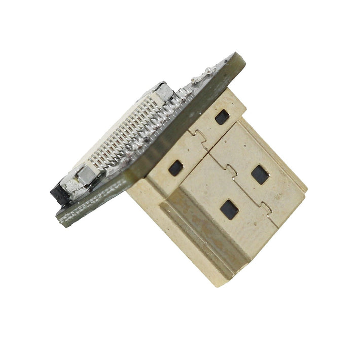 DIY HDMI Cable Parts - Right Angle (R bend) HDMI Plug by The Pi Hut - The Pi Hut