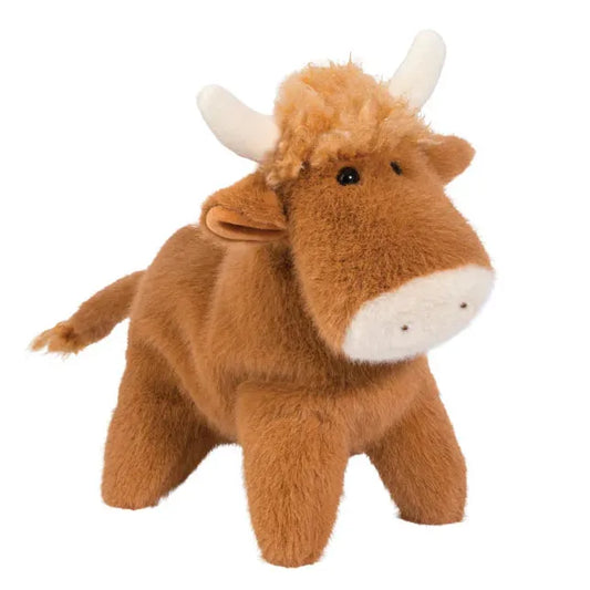 Douglas 11 Inch Muzzle Large Hank the Highland Cow Plush Toy