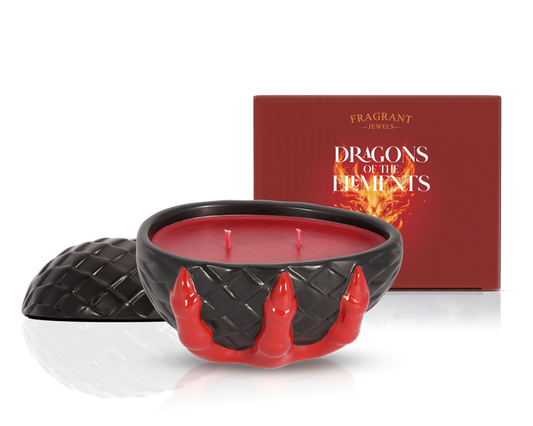 Dragons of the Elements - Fire Dragon - Jewel Candle (Ringless)