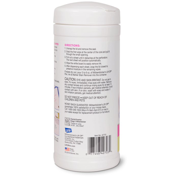 Dry Erase & White Board Wipes (40 pack)-Motsenbocker's Lift Off-Atlas Preservation
