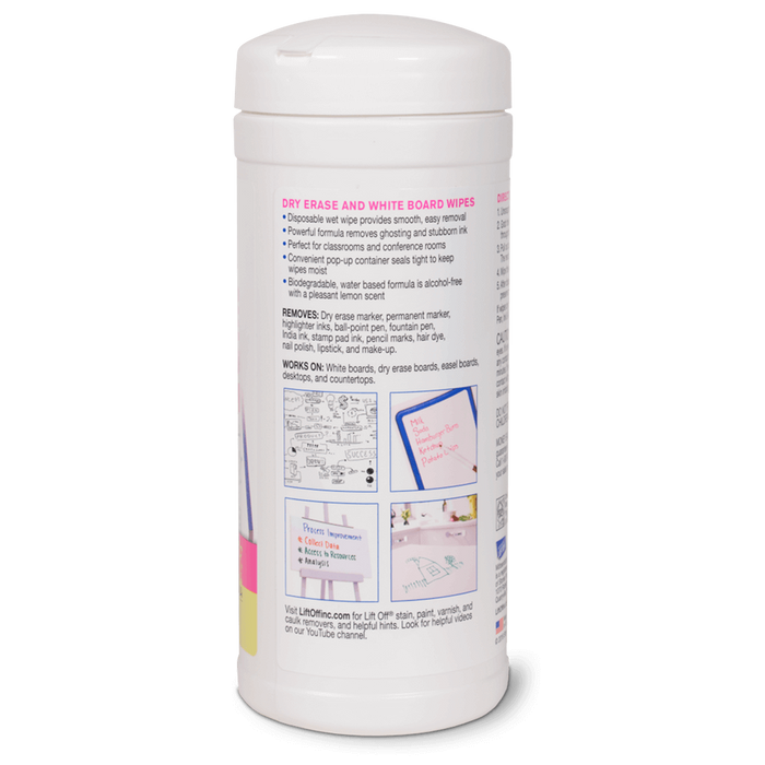 Dry Erase & White Board Wipes (40 pack)-Motsenbocker's Lift Off-Atlas Preservation