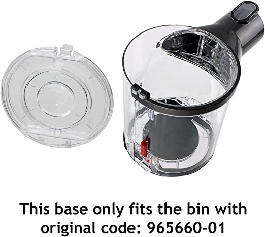Dyson Bin Base | Lid for Dyson DC58, DC59, DC61, DC62, V6 Series Vacuum Cleaner, Plastic