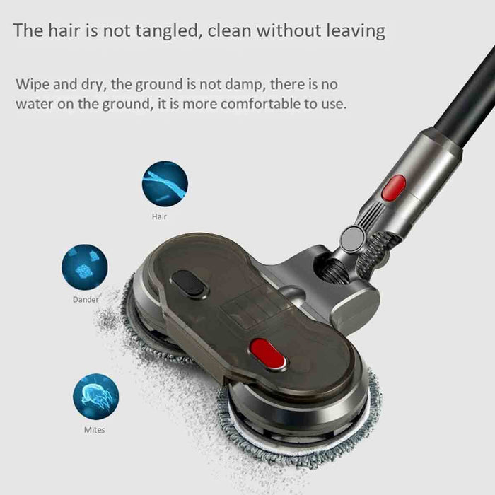 DYSON Electric Polishing Mopping Head For DYSON V7 V8 V10 V11 V15 Compatible Vacuum Cleaner Mop Attachment