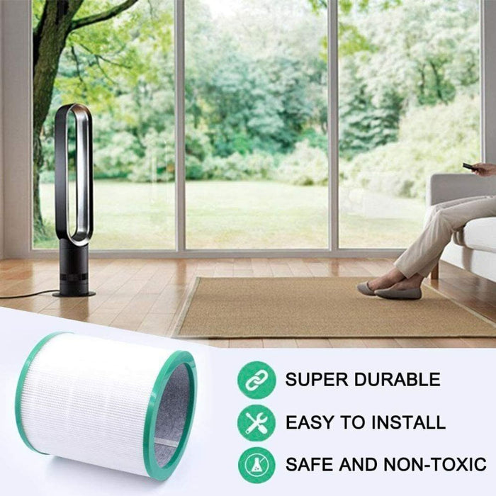 Dyson Pure Cool Link Tower Fan 360° Glass Hepa Filter Assembly | Air Filter Purifier AM11 TP00, TP01, TP02, TP03 Pure Cool Link Tower Air Purifier BP01 AM11   | Compatible 360° Glass Hepa Filter | 968707-04 96870704 968708-04 96870804 969048-01 96904801