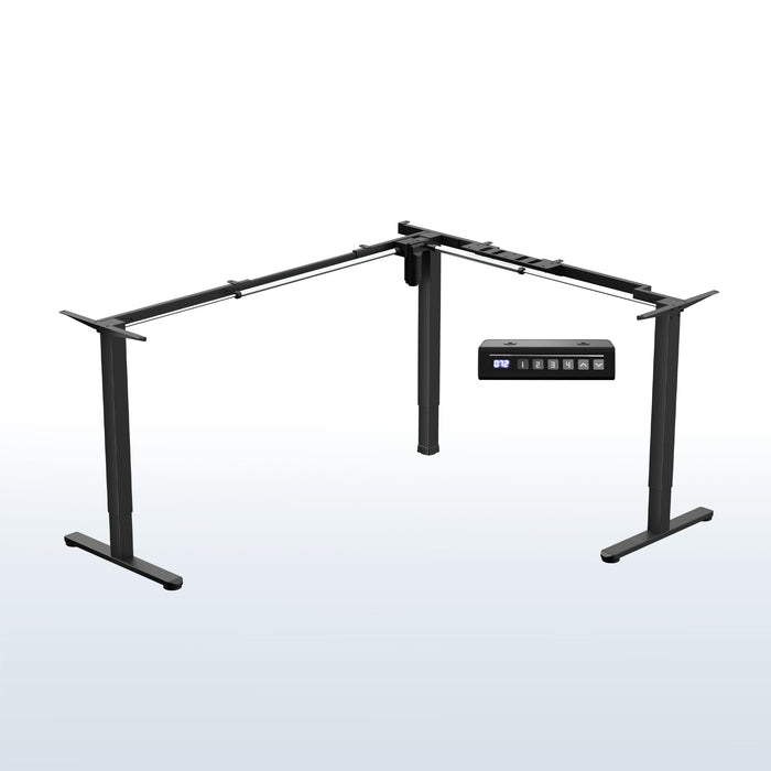 Black / 74" to 78" Main Desk