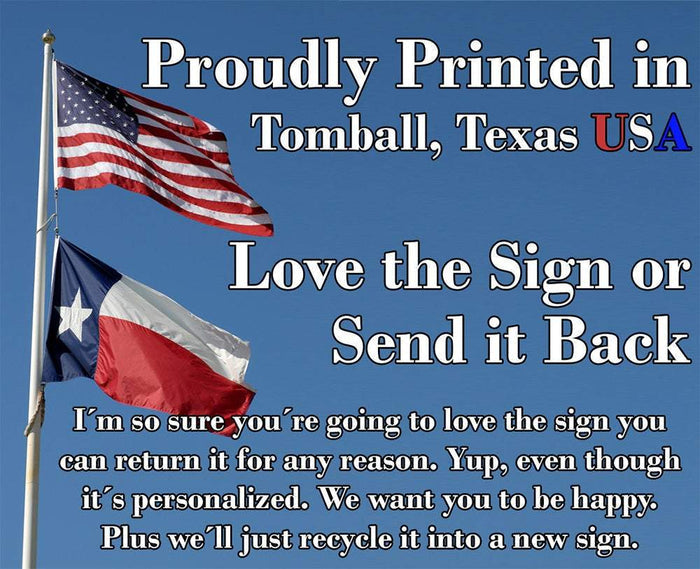 Easy Peasy Lemon - Metal Sign | Lone Star Art.