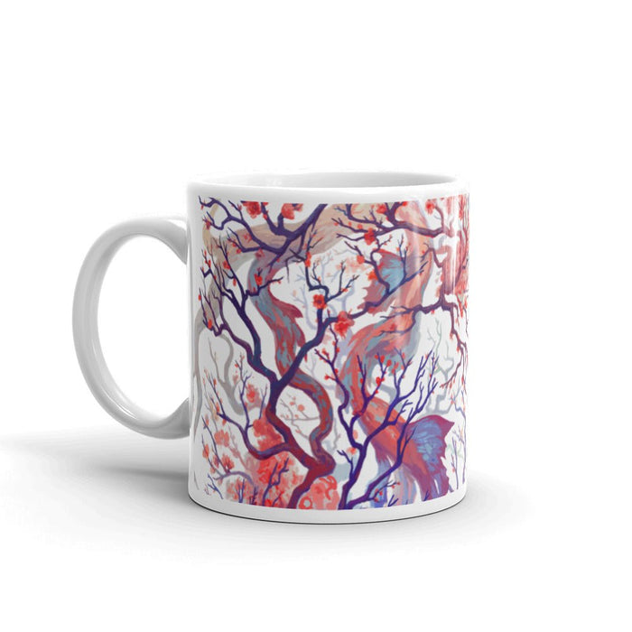 Ebb and Flow White glossy mug - BoxWood Board Designs - 11oz - -