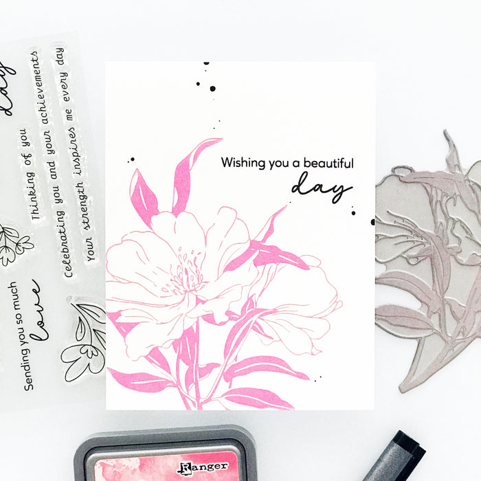 Elegant Blooms Press Plate & Die Set