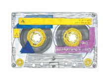 Clear/White Cassette