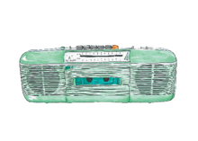 Green Stereo/Boombox