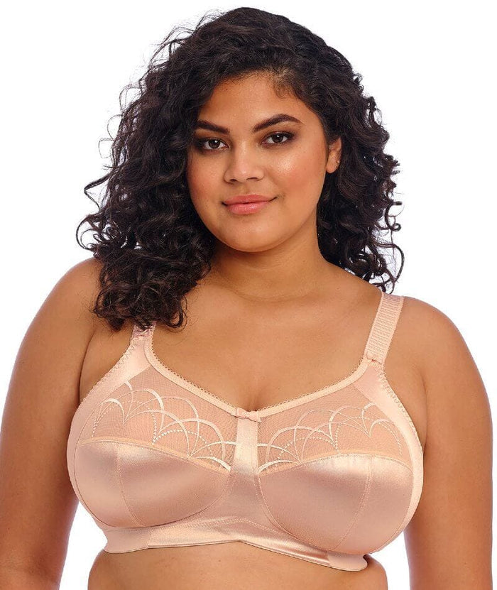 Elomi Cate Soft Cup Wire-Free Bra - Latte Bras