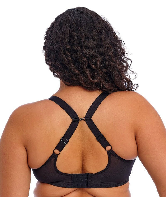 Elomi Matilda Underwired Plunge Bra - Black Bras