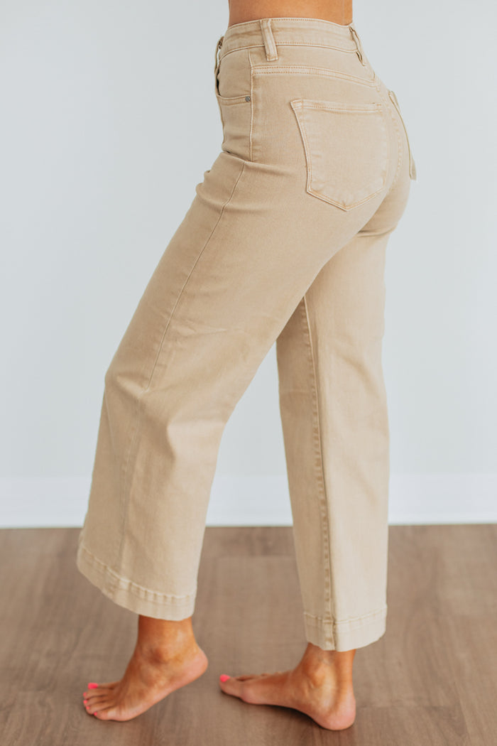 Emryn Risen Jeans - Khaki