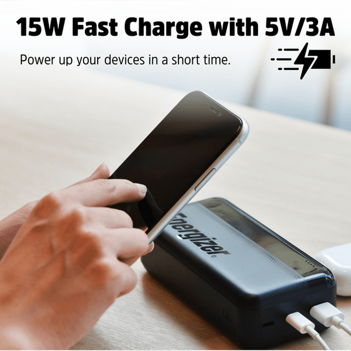 Energizer 30000mAh Power Bank | UE30050C Energizer Powerbank Euronics Ireland