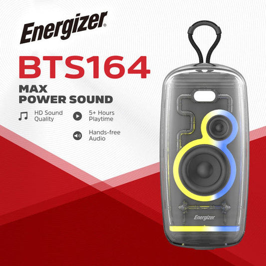 Energizer Bluetooth Speaker with LED Light | BTS164 Energizer Speaker Euronics Ireland