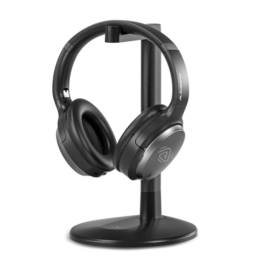 Eon Aura T Wireless Auracast TV Headphones, 2-in-1 Auracast and Bluetooth headphones for TV, events, theaters, and public listening.