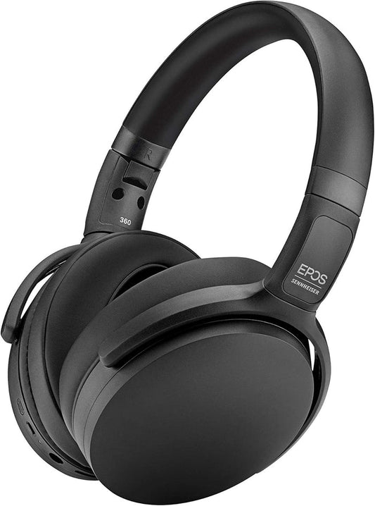 EPOS 1000209 Adapt 360 Bluetooth ANC Headset with Dongle & Case, Black