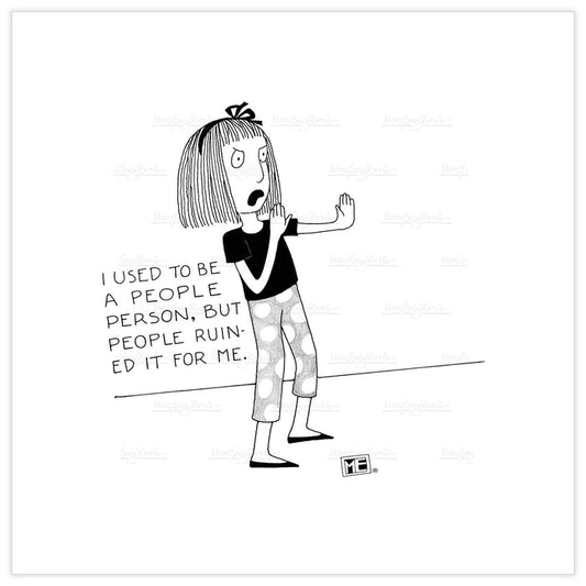 Ex-People Person Fine Art Print