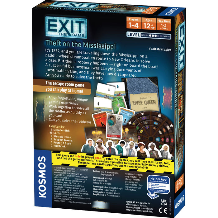 EXIT: Theft on the Mississippi Games Thames & Kosmos
