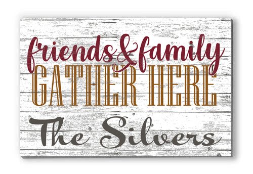 Family welcome sign custom name
