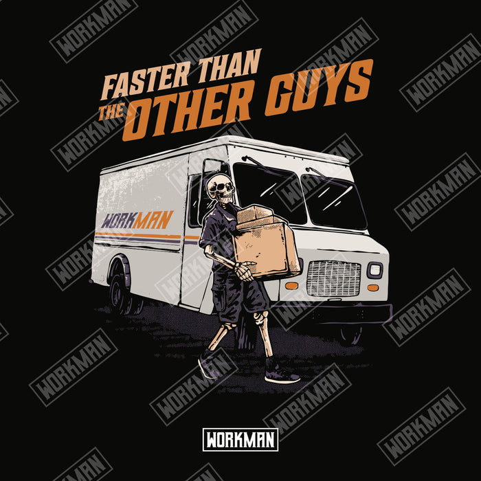 Faster Than The Other Guys (Orange) - Hoodie
