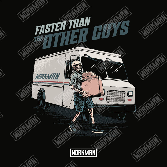 Faster Than The Other Guys (White) - Hoodie