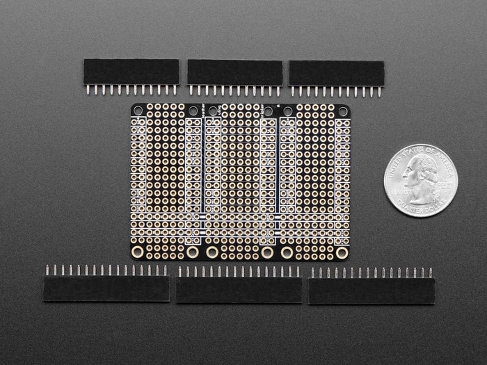FeatherWing Tripler Mini Kit - Prototyping Add-on For Feathers by Adafruit - The Pi Hut
