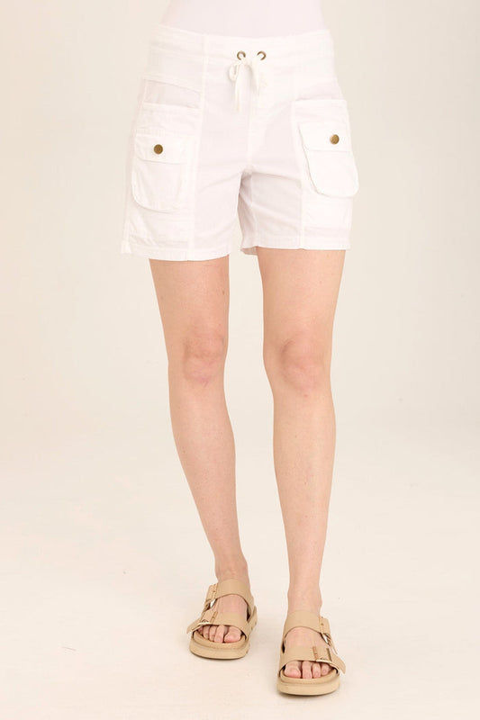 Wearables Felix Stretch Poplin Cargo Drawstring Short