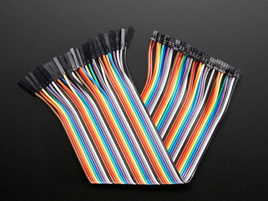 Female-Female 2.54 to 2.0mm Jumper Wires x 40 by The Pi Hut - The Pi Hut