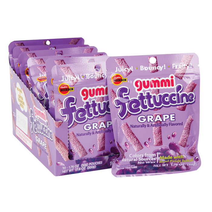 Fettuccine Grape Gummy Candy - 10 Count