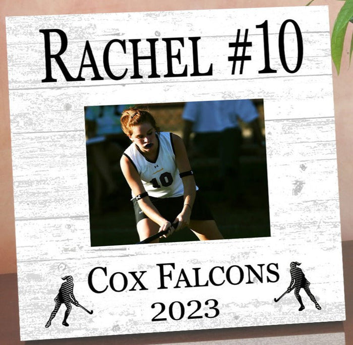 Field Hockey Award Recognition Plaque - Senior Season Year End Gift, Coach or MVP Solid Wood - Broad Bay Personalized Gifts Shipped Fast