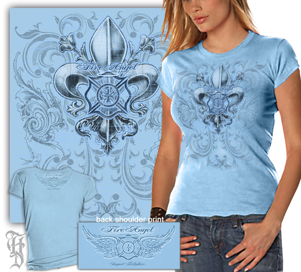 Fire Angel Blue Woman's Tee