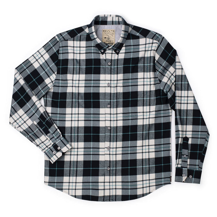 RSVLTS XS RSVLTS Flannel Long Sleeve Flanilla Ice – BorlandFlex™ Long Sleeve Flannel Flanilla Ice – BorlandFlex™ Long Sleeve Flannel