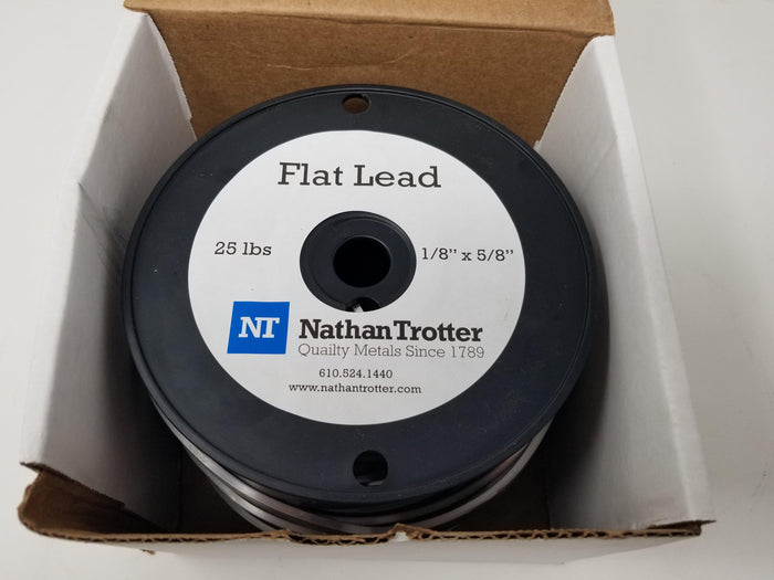 Flat Lead 1/4" x 3/4"-Nathan Trotter-Atlas Preservation