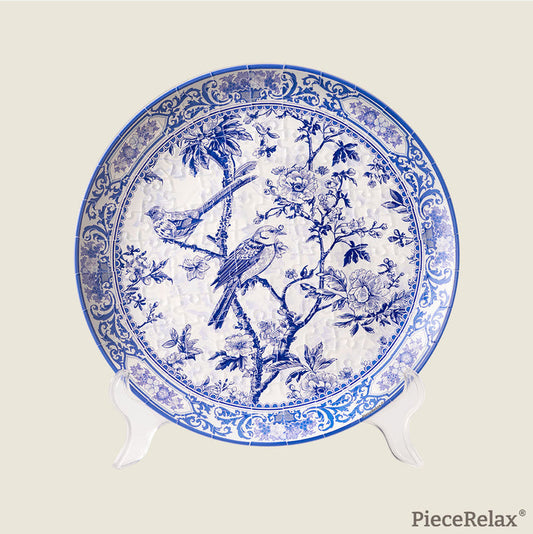 A masterpiece on your plate! Like a beautiful, translucent porcelain, adorned with classical ink paintings of flowers and birds. Such a special encounter! You’ll Always Get There with PieceRelax.