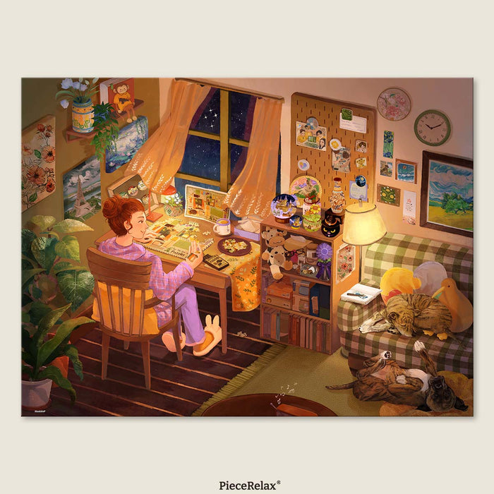 Puzzle fans, unite! This special collaboration with PieceRelax ambassador Donnalouise is made for you. Take a peek inside the ultimate puzzler’s room!