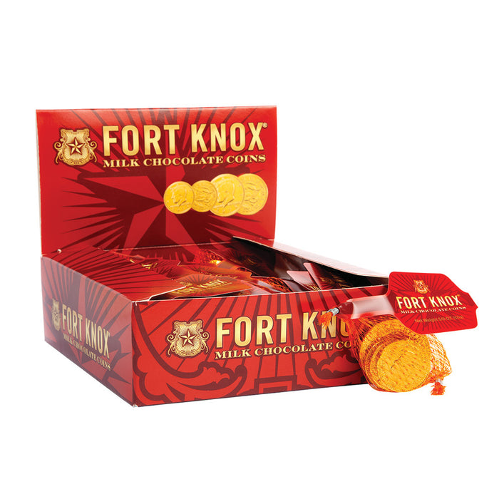 Fort Knox Chocolate Gold Coins - 18ct