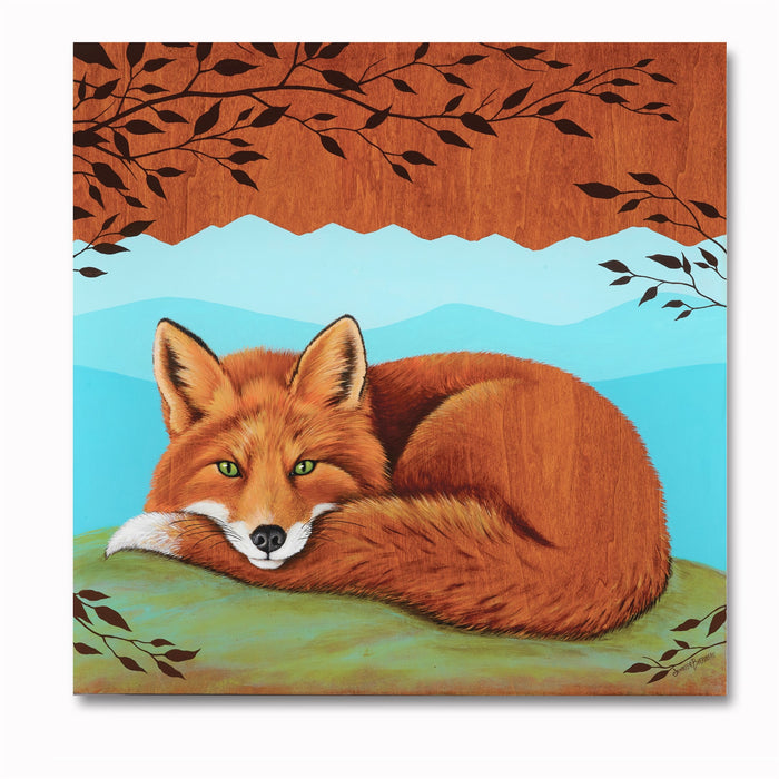 FoxWood 12X12 Print