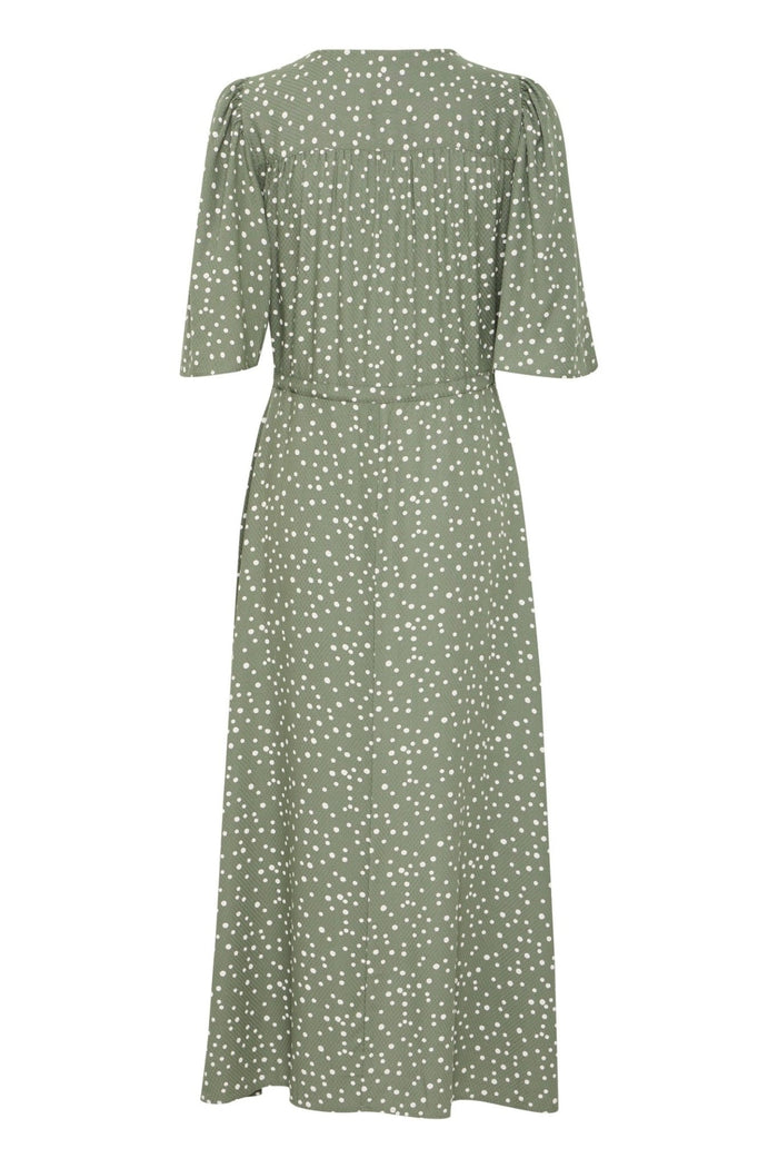 Fransa 20615443 Frmaddie SK 2 Cotton Skirt in Agave Green-Dotique-