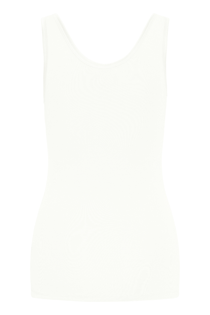 Fransa 20615759 FRZULU Top 11 Vest Top Blanc De Blanc - Dotique