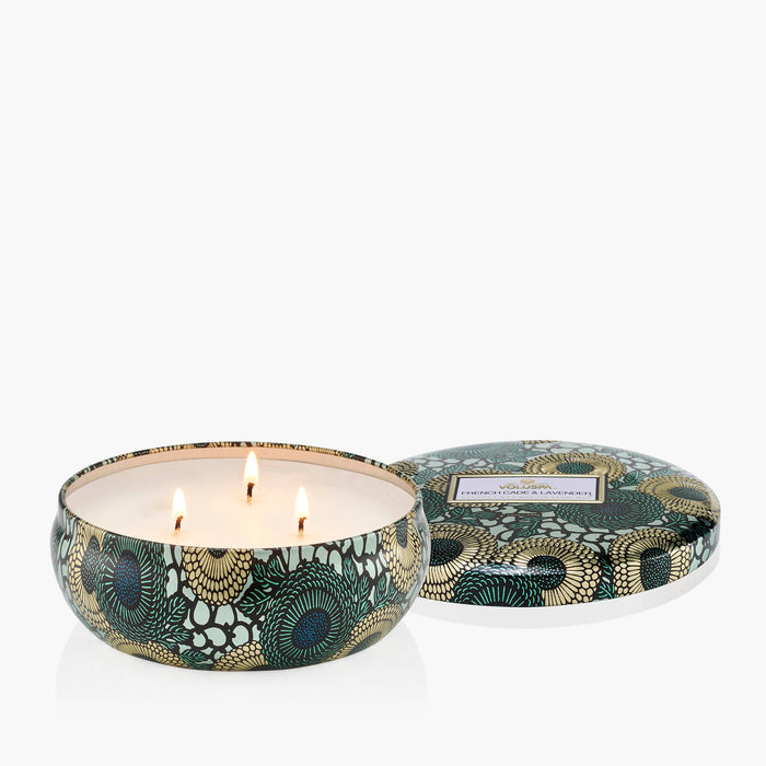 French Cade Lavender - 3 Wick Tin Candle